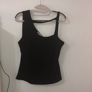Black tank top